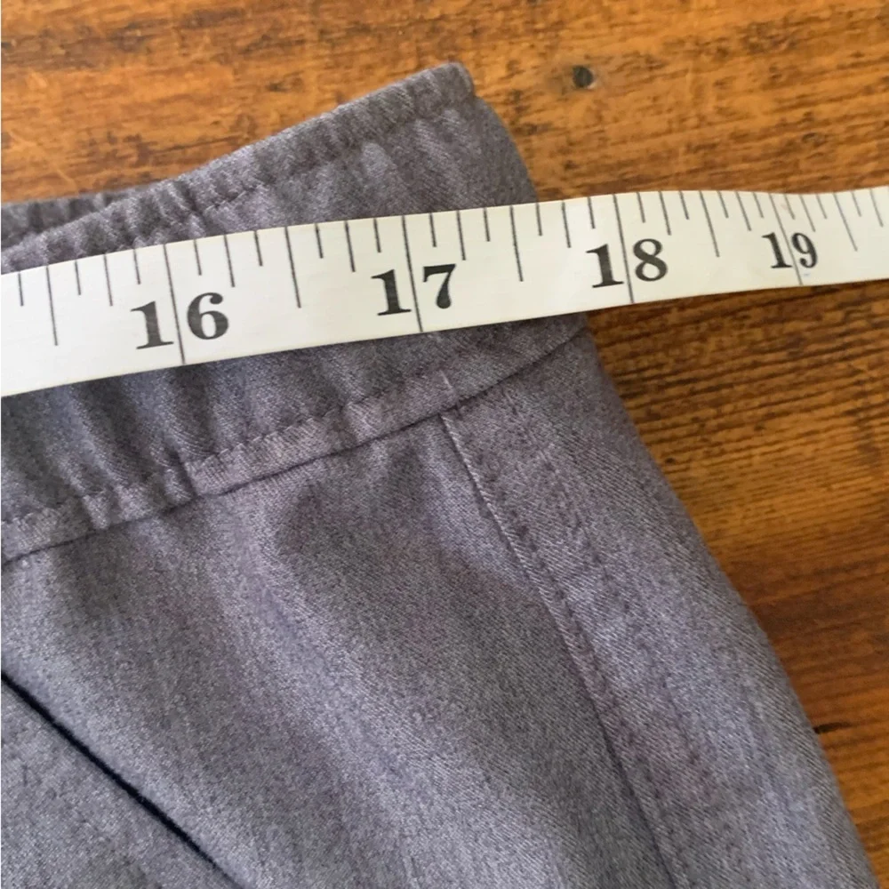 Figs Gray Technical Scrub Pants with Drawstring Waist Gray Sz L